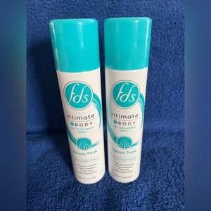 2-FDS INTIMATE DEODORANT SPRAY EXTRA STRENGTH 2 OZ EA. Shower fresh scent